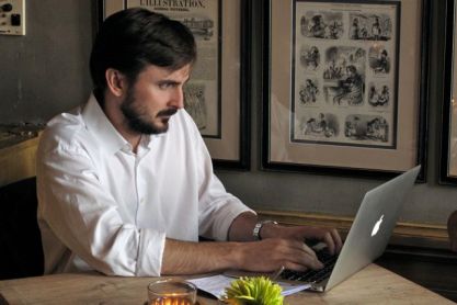 Graeme Smith at work in more peaceful climes