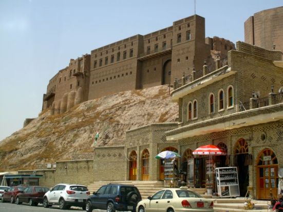Erbil Castle from the plain. (Photo: Hugh Pope)