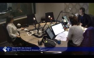 Click to hear 10 minute author interview with Netherlands' Radio 1 (Dutch).